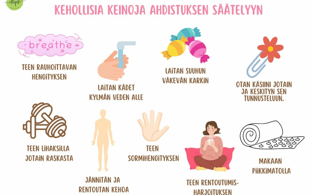 Kehollisia keinoja ahdistuksen säätelyyn